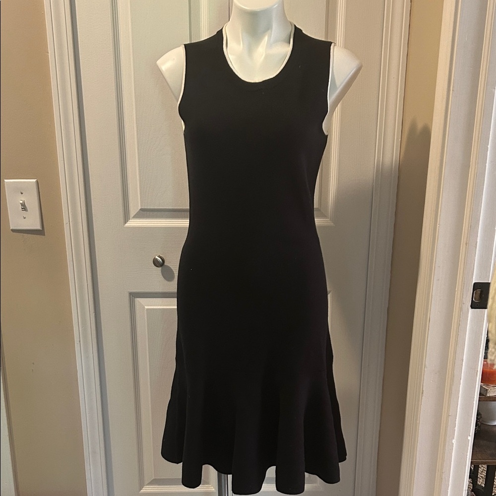 Kate Spade Black Sleeveless Midi Dress, Size M